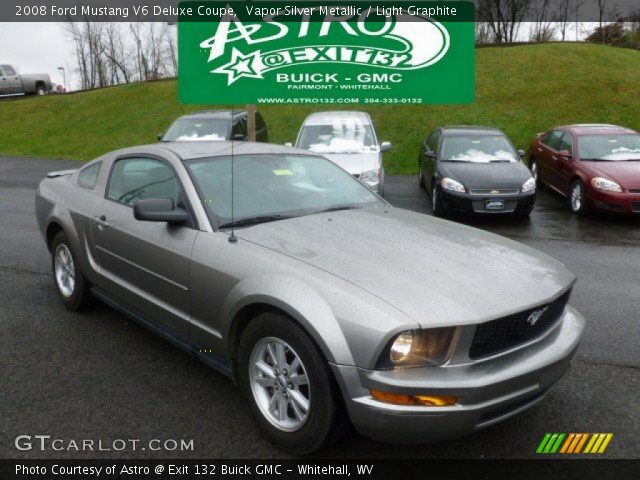 2008 Ford Mustang V6 Deluxe Coupe in Vapor Silver Metallic