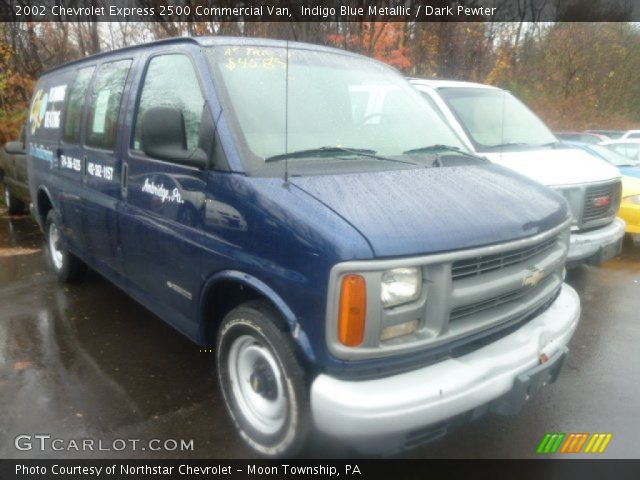 2002 Chevrolet Express 2500 Commercial Van in Indigo Blue Metallic