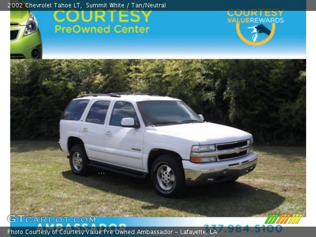 2002 Chevrolet Tahoe LT in Summit White