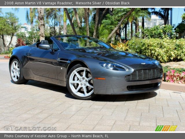 2008 Aston Martin V8 Vantage Roadster in Meteorite Silver