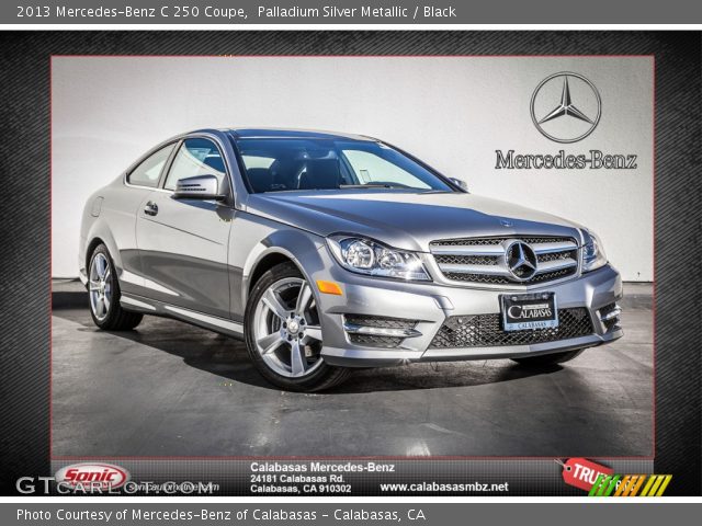 2013 Mercedes-Benz C 250 Coupe in Palladium Silver Metallic