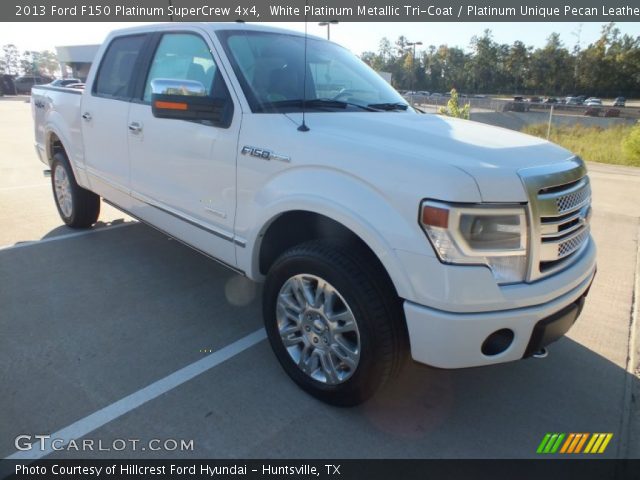 2013 Ford F150 Platinum SuperCrew 4x4 in White Platinum Metallic Tri-Coat