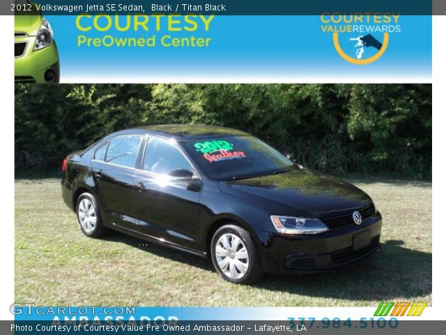 2012 Volkswagen Jetta SE Sedan in Black