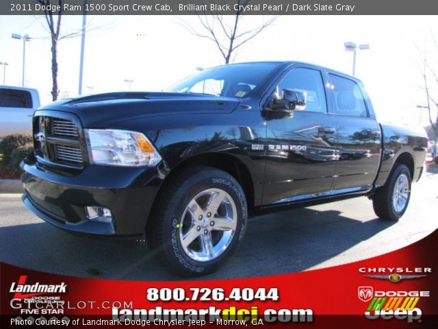 2011 Dodge Ram 1500 Sport Crew Cab in Brilliant Black Crystal Pearl