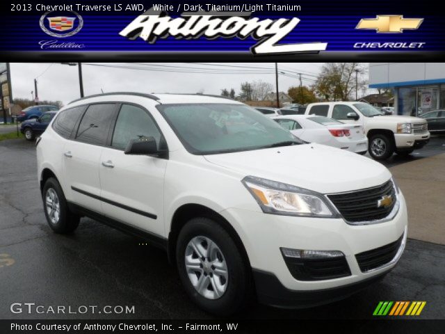 2013 Chevrolet Traverse LS AWD in White