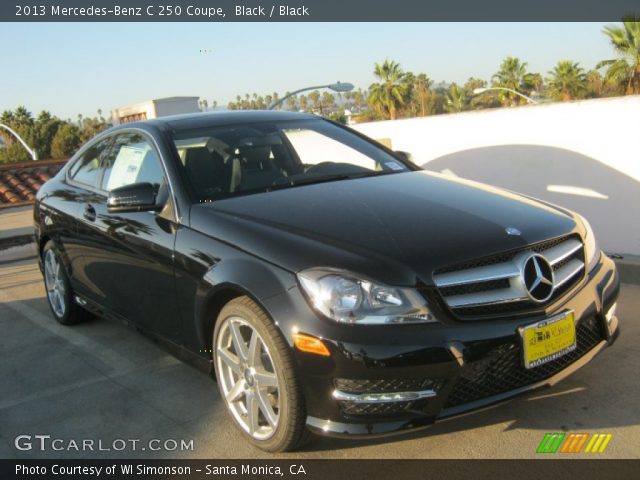 2013 Mercedes-Benz C 250 Coupe in Black
