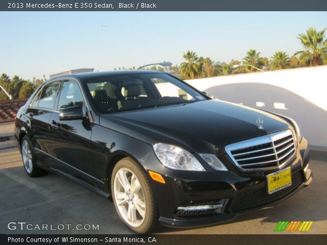 2013 Mercedes-Benz E 350 Sedan in Black