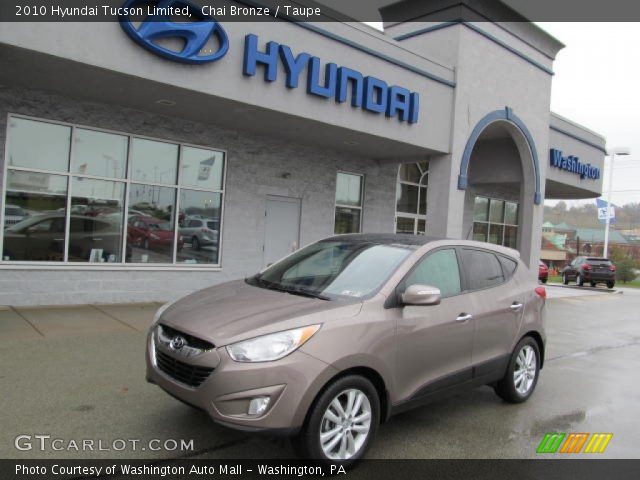 2010 Hyundai Tucson Limited in Chai Bronze