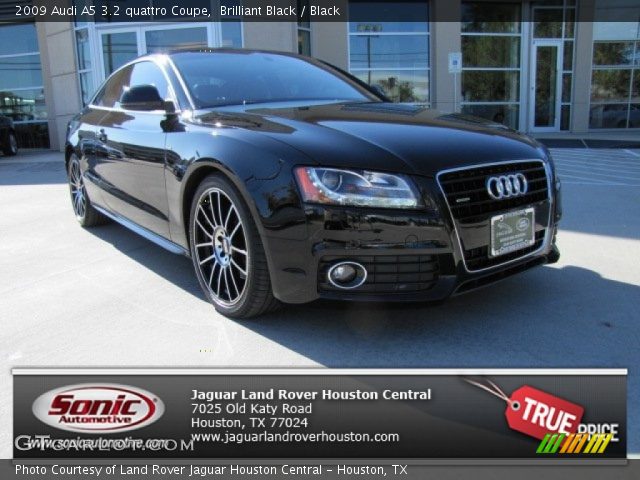 2009 Audi A5 3.2 quattro Coupe in Brilliant Black