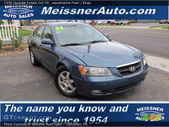 2006 Hyundai Sonata GLS V6 in Aquamarine Pearl