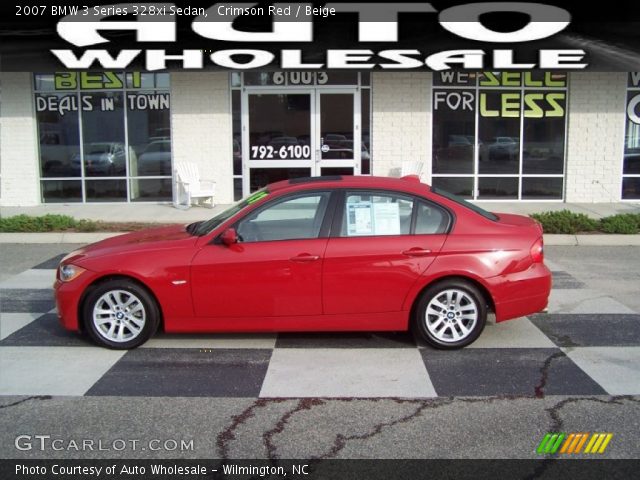 2007 BMW 3 Series 328xi Sedan in Crimson Red