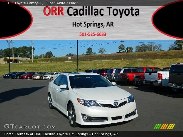 2012 Toyota Camry SE in Super White