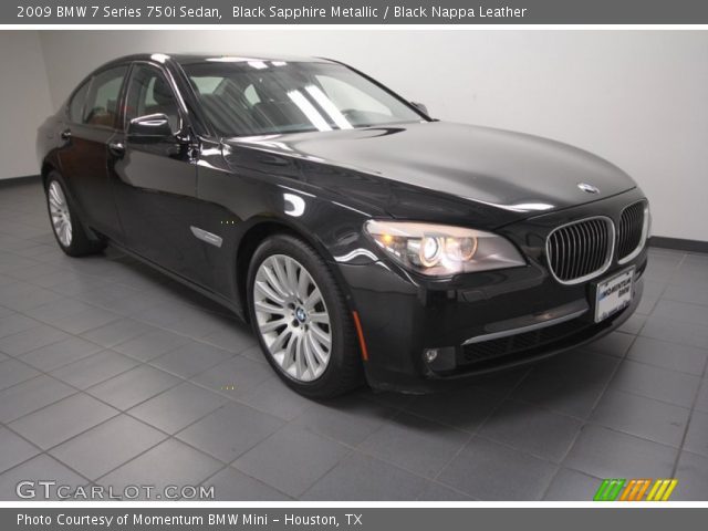 2009 BMW 7 Series 750i Sedan in Black Sapphire Metallic