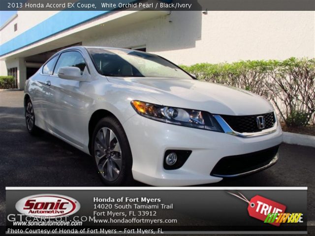 2013 Honda Accord EX Coupe in White Orchid Pearl