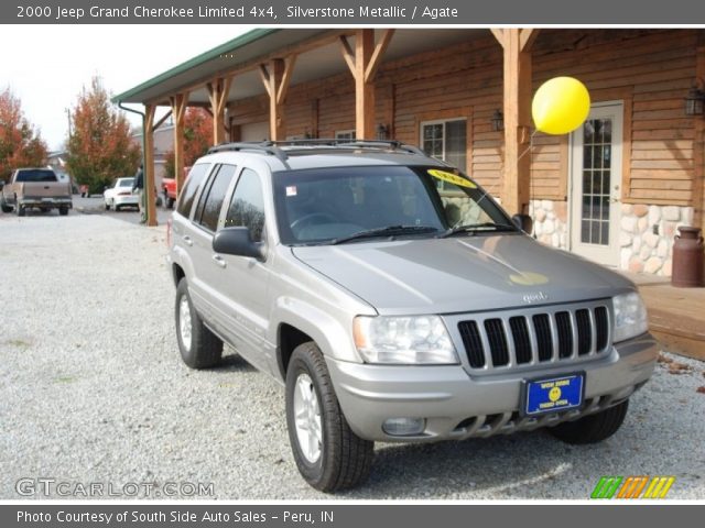 2000 Jeep Grand Cherokee Limited 4x4 in Silverstone Metallic