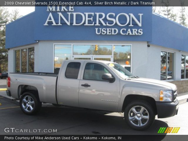 2009 Chevrolet Silverado 1500 Extended Cab 4x4 in Silver Birch Metallic