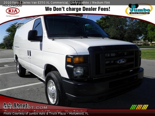 2010 Ford E Series Van E350 XL Commericial in Oxford White