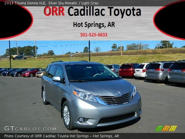2013 Toyota Sienna XLE in Silver Sky Metallic