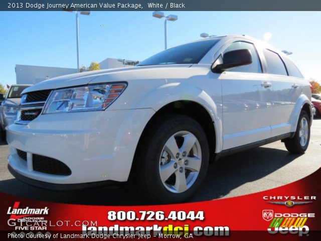 2013 Dodge Journey American Value Package in White