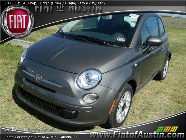 2013 Fiat 500 Pop in Grigio (Gray)