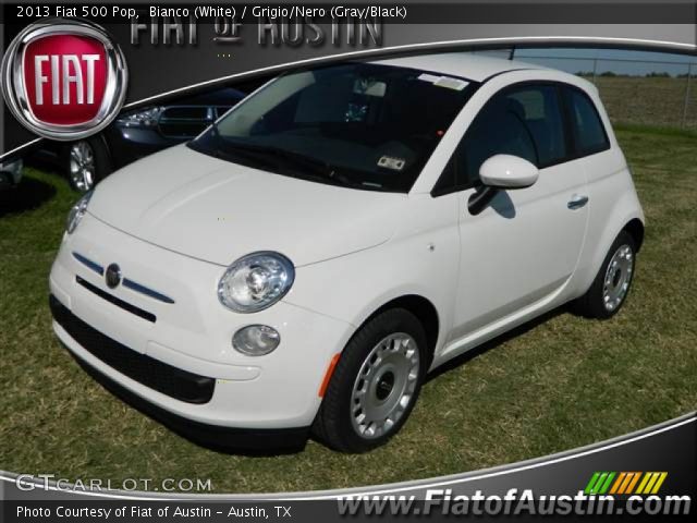 2013 Fiat 500 Pop in Bianco (White)