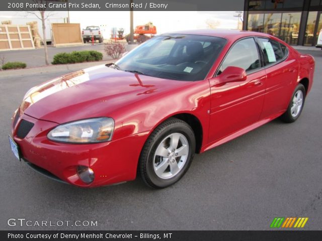 2008 Pontiac Grand Prix Sedan in Crimson Red