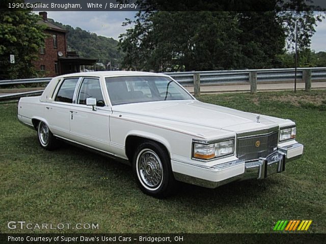 1990 Cadillac Brougham  in White