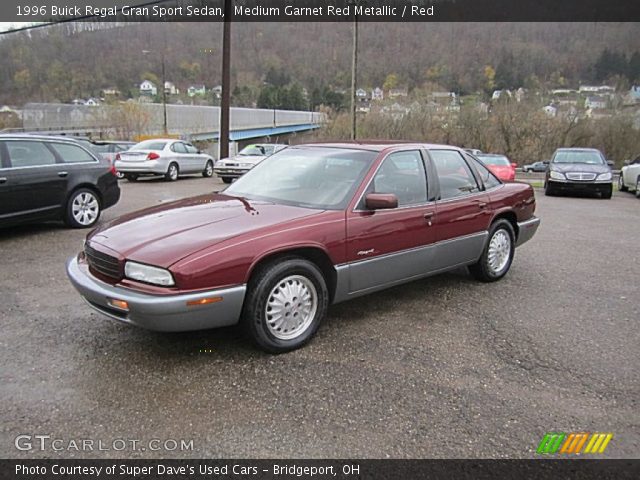 1996 Buick Regal Gran Sport Sedan in Medium Garnet Red Metallic