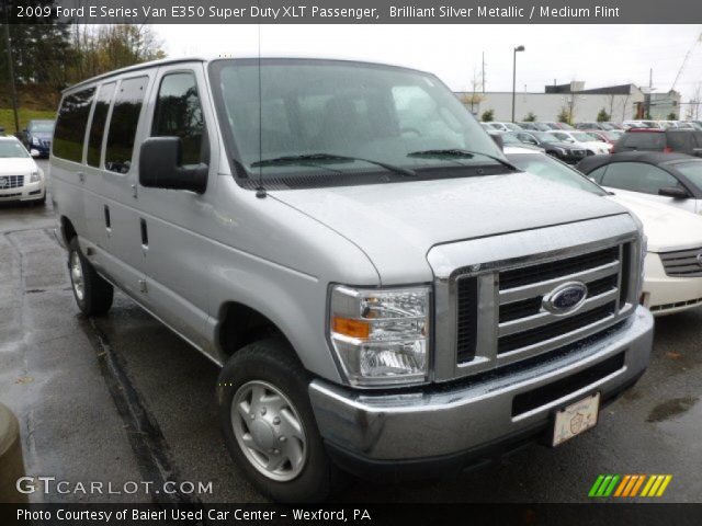 2009 Ford E Series Van E350 Super Duty XLT Passenger in Brilliant Silver Metallic
