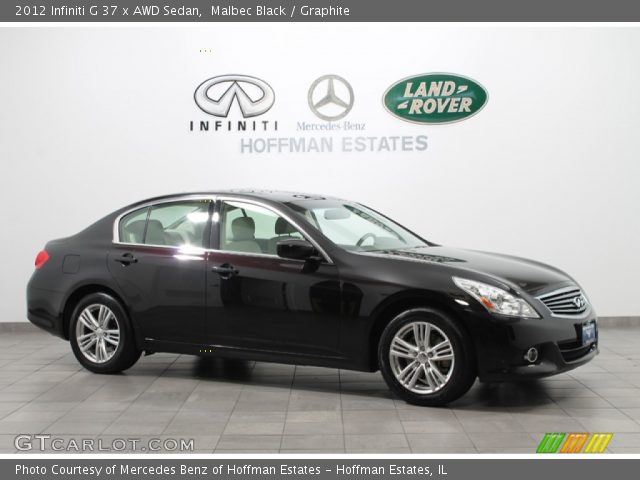 2012 Infiniti G 37 x AWD Sedan in Malbec Black