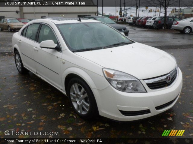 2008 Saturn Aura XE 3.5 in Cream White