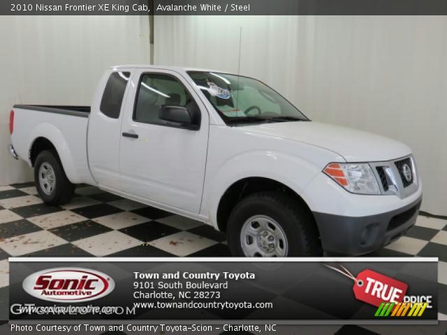 2010 Nissan Frontier XE King Cab in Avalanche White