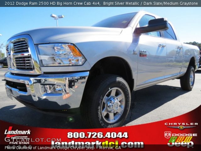 2012 Dodge Ram 2500 HD Big Horn Crew Cab 4x4 in Bright Silver Metallic