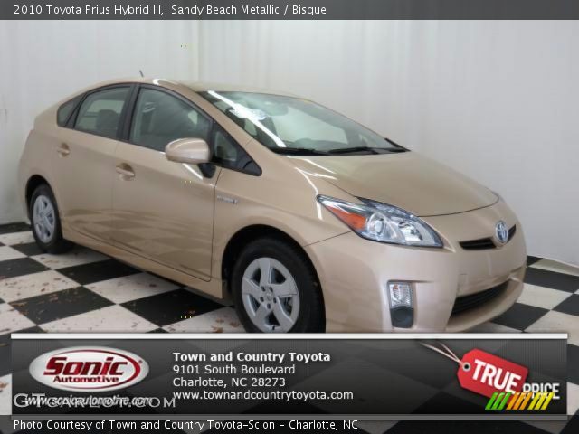 2010 Toyota Prius Hybrid III in Sandy Beach Metallic