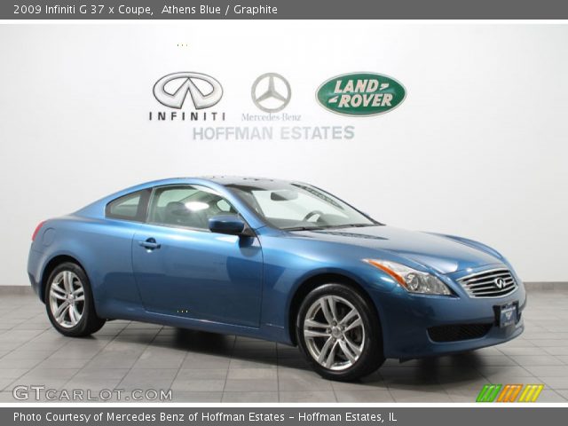 2009 Infiniti G 37 x Coupe in Athens Blue