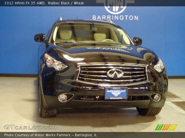 2012 Infiniti FX 35 AWD in Malbec Black
