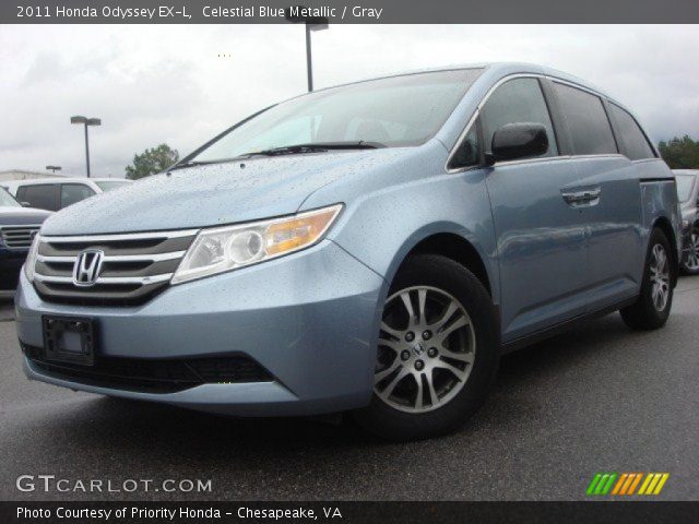 2011 Honda Odyssey EX-L in Celestial Blue Metallic