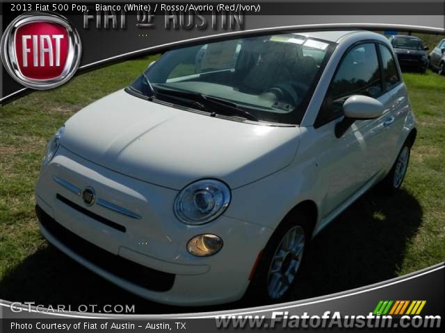 2013 Fiat 500 Pop in Bianco (White)