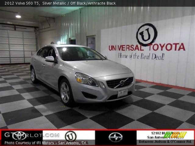 2012 Volvo S60 T5 in Silver Metallic