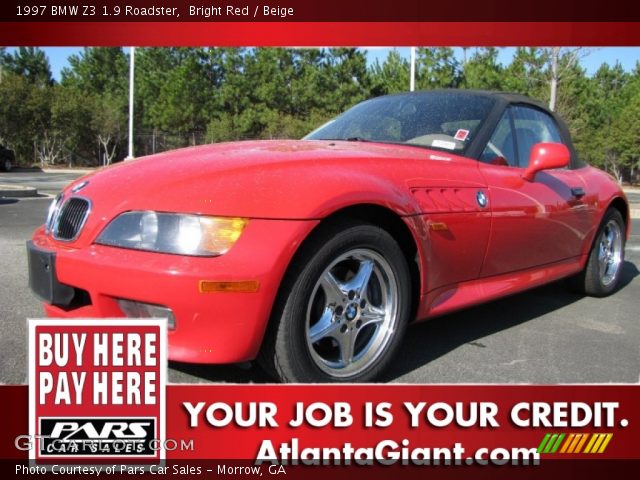 1997 BMW Z3 1.9 Roadster in Bright Red