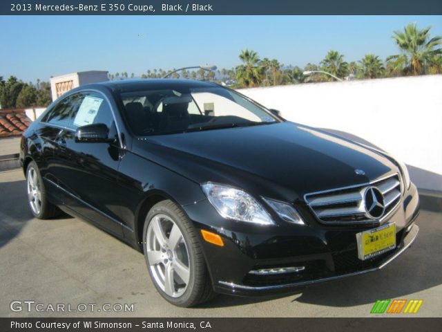 2013 Mercedes-Benz E 350 Coupe in Black
