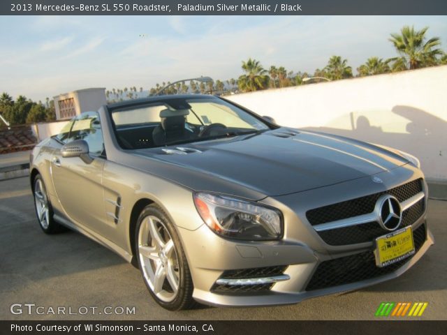 2013 Mercedes-Benz SL 550 Roadster in Paladium Silver Metallic