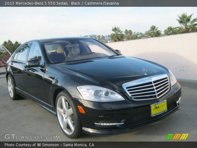 2013 Mercedes-Benz S 550 Sedan in Black