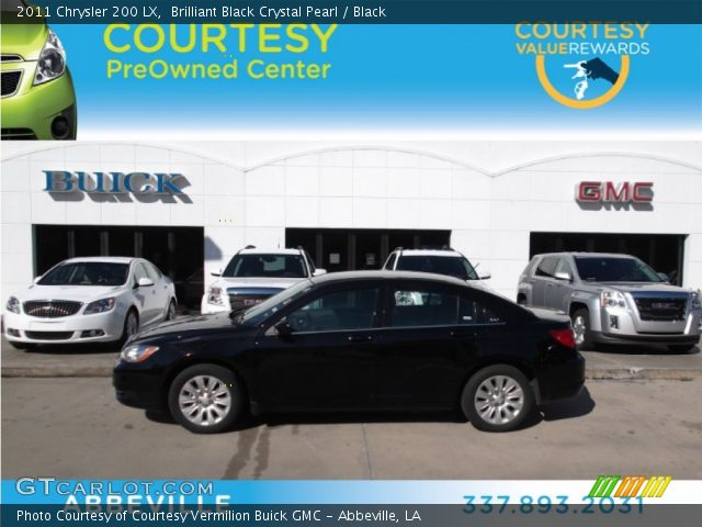 2011 Chrysler 200 LX in Brilliant Black Crystal Pearl