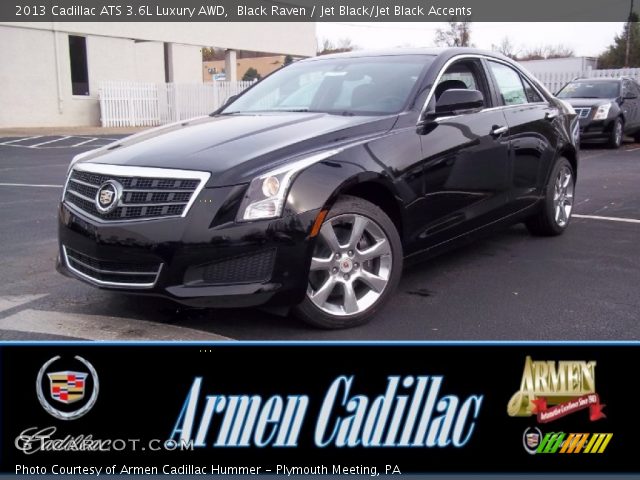 2013 Cadillac ATS 3.6L Luxury AWD in Black Raven
