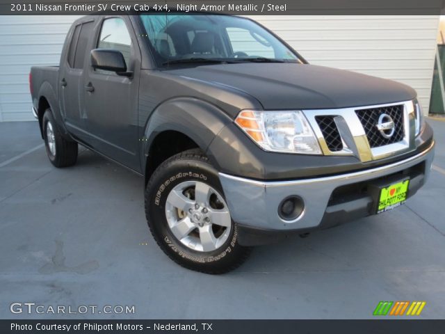 2011 Nissan Frontier SV Crew Cab 4x4 in Night Armor Metallic