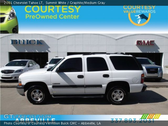 2001 Chevrolet Tahoe LT in Summit White