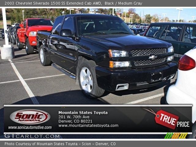 2003 Chevrolet Silverado 1500 SS Extended Cab AWD in Black