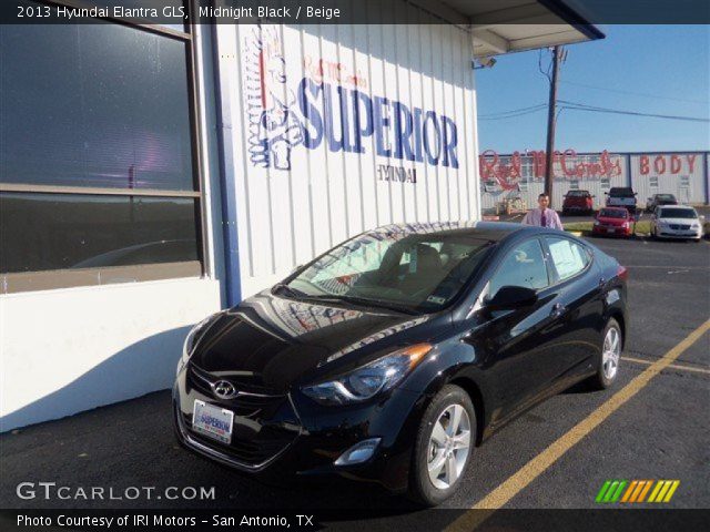 2013 Hyundai Elantra GLS in Midnight Black