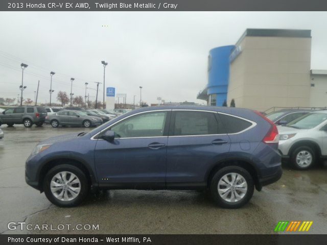 2013 Honda CR-V EX AWD in Twilight Blue Metallic